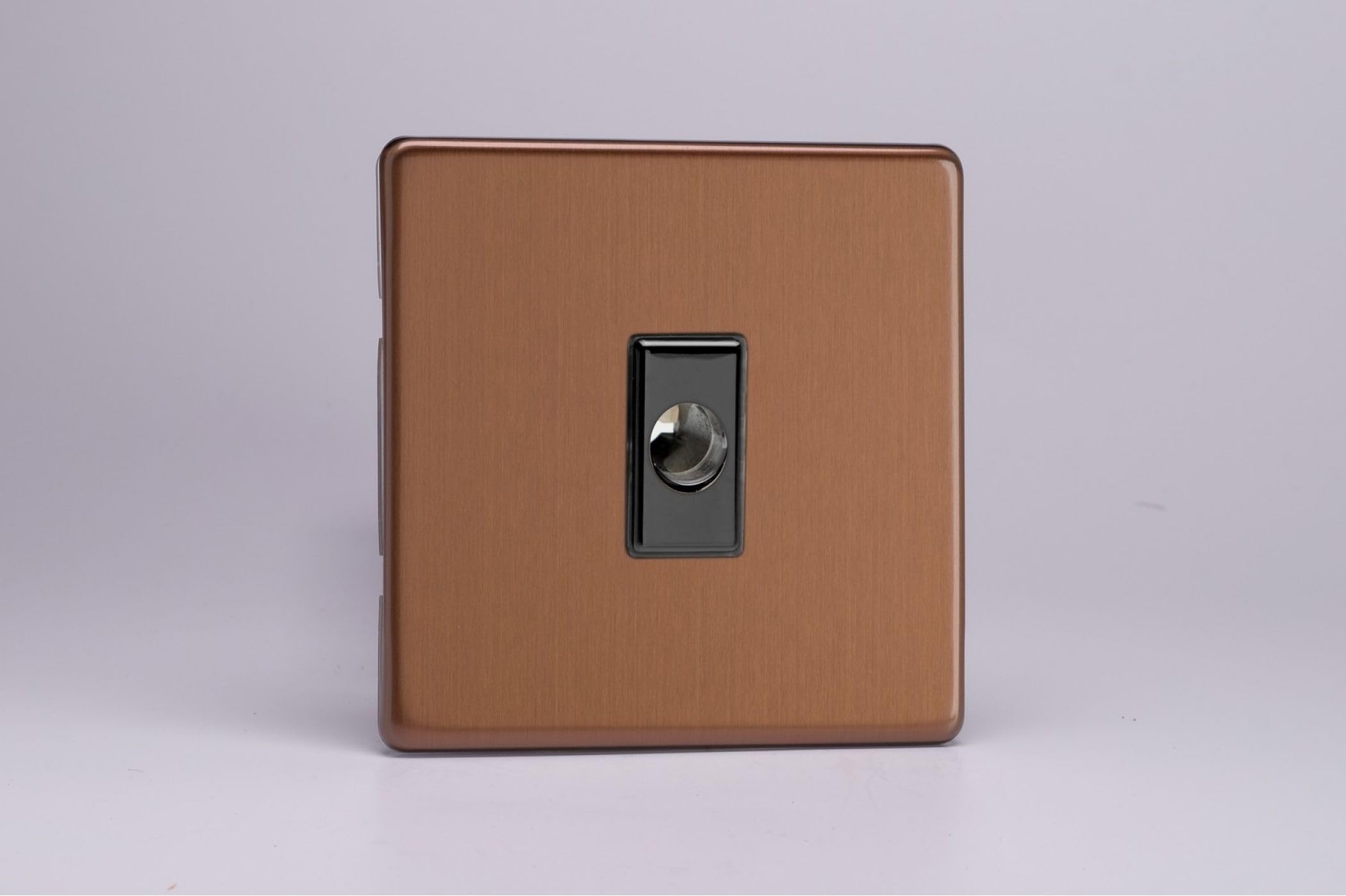 Varilight Brushed Bronze Xdyfos.bz Flex Outlet, Urban Screwless + Iridium Insert