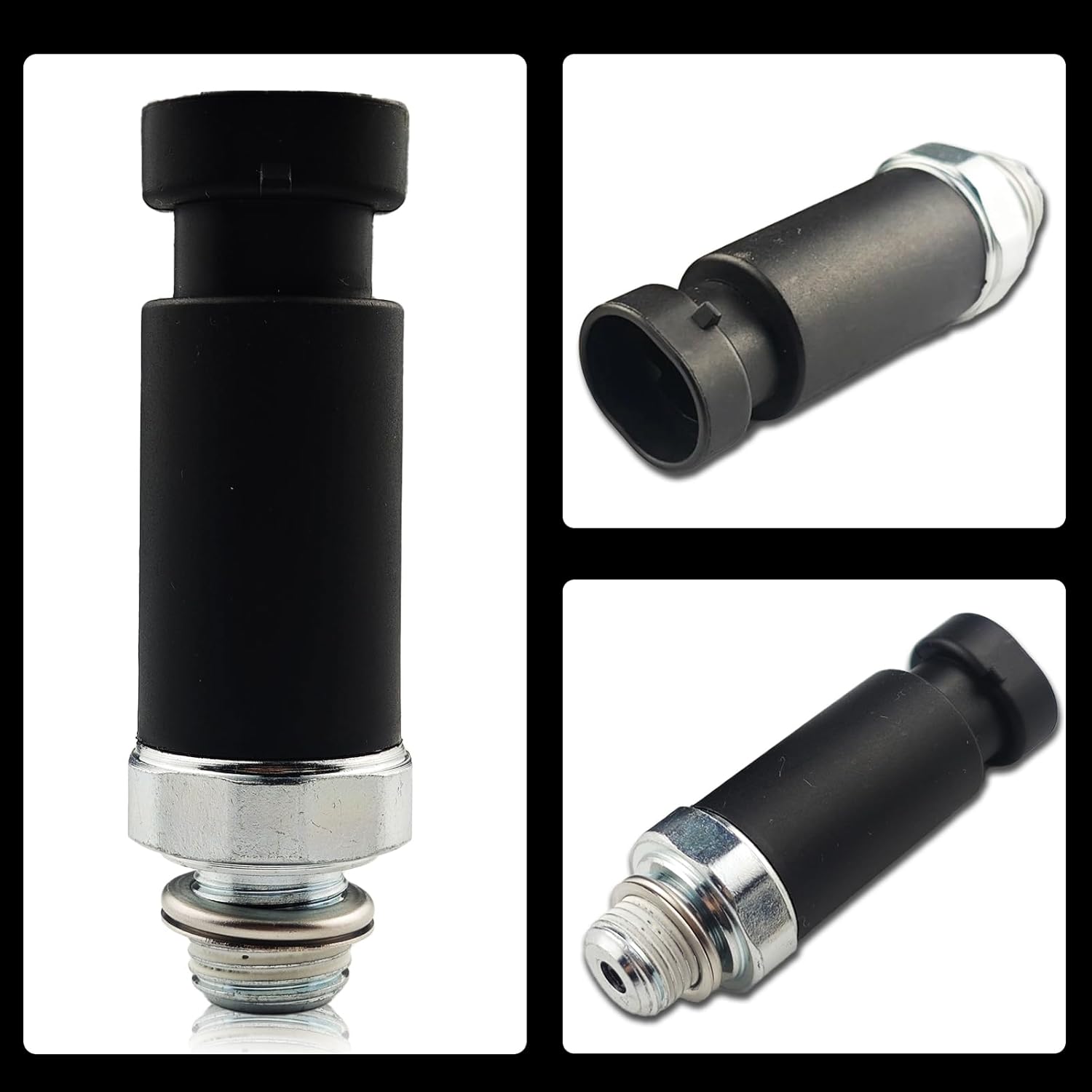 D1818A Oil Pressure Sensor with Socket for V8 Chevry Silverado Tahoe Suburban,Cadillac Escalade,GMC Sierra Yukon,Replaces 19244505,12562267