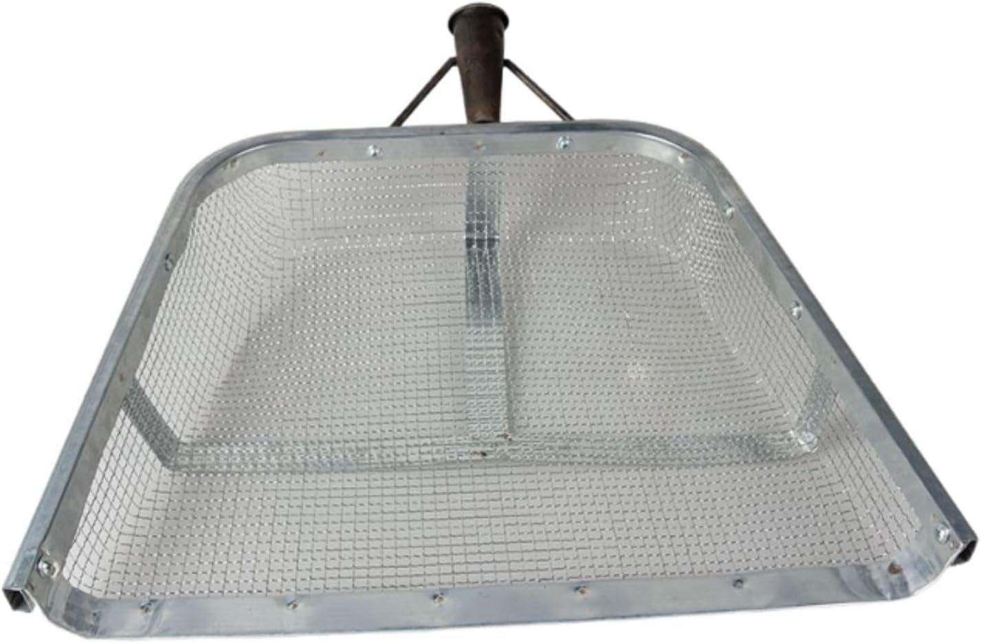 Sieve Trowel Metal Mesh Screen Practical Agricultural Sifting Trowel for Dates Chestnut Herbal Gravels, 0.8cm Mesh