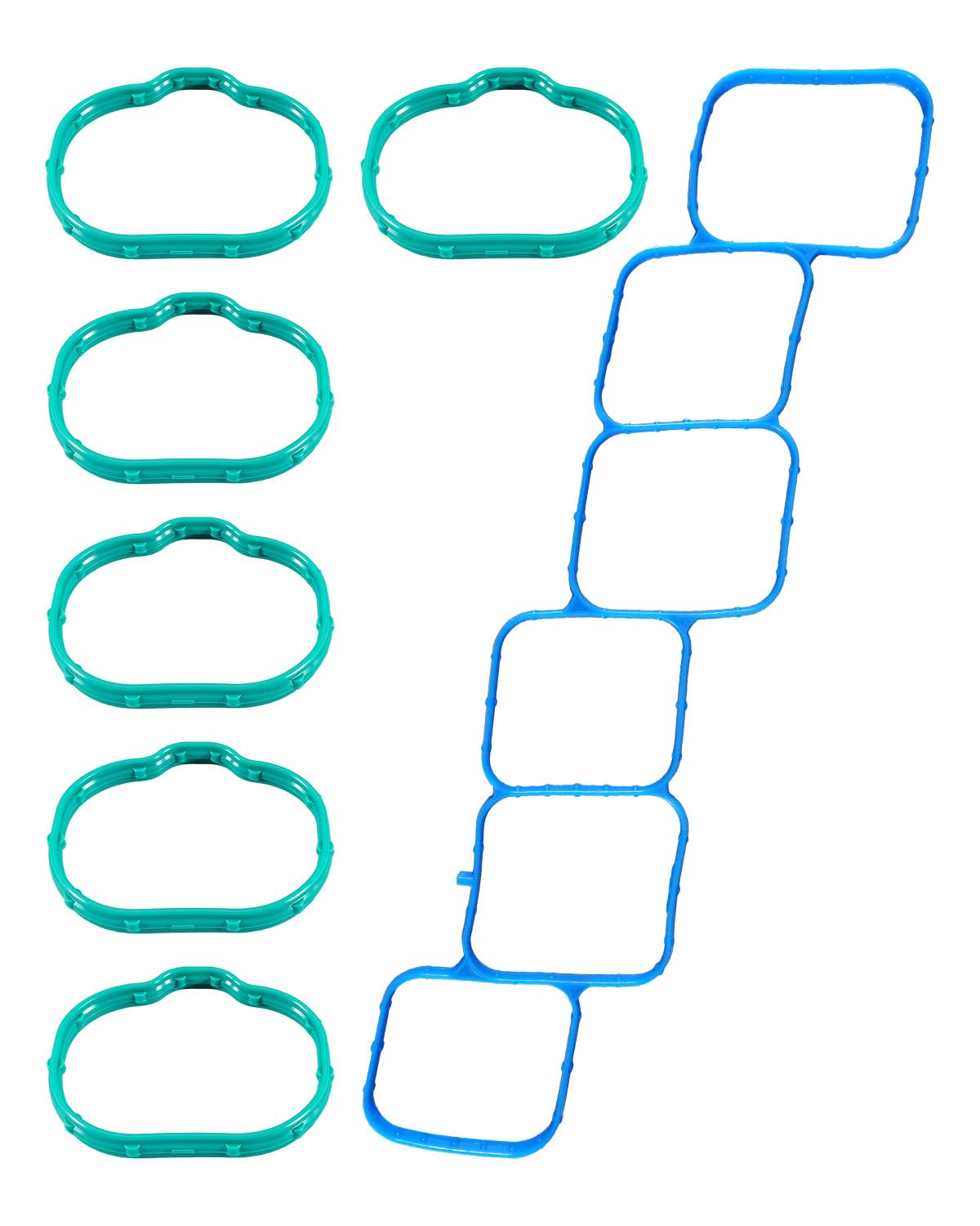 Engine Intake Manifold Gasket Set Fit for Ford Fusion 2010-2012 Escape 2009-2012 Mercury 2009-2011 Mariner Milan 2010 2011 Mazda Tribute 2009-2011 Replace MS97193 MS19919 IG4212