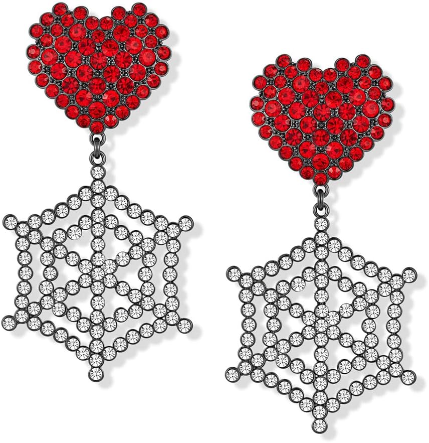 Halloween Earrings for Women Bat Pumpkin Black Cat Witch Hat Skull Earrings Costume Party Jewelry