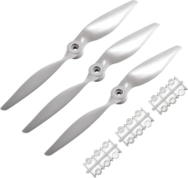 3 Pcs 9045 9"x4.5" Propeller, Gray Nylon, CCW