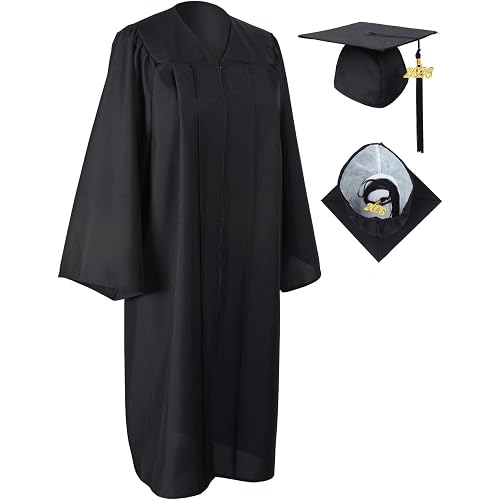 MyGradDay Matte Graduation Cap and Gown 2026 Tassel for High School College