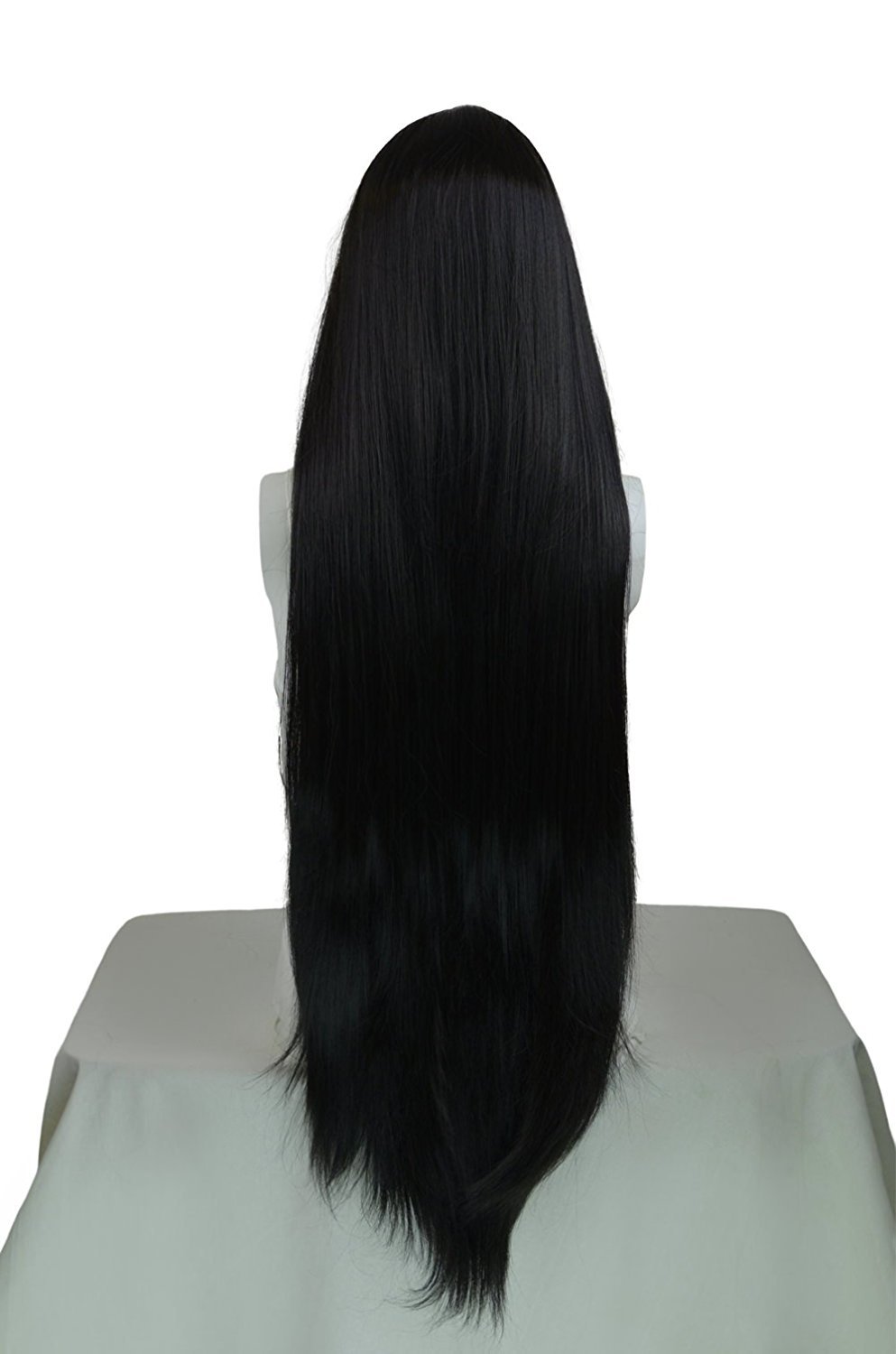 Epic Cosplay Persephone Black Long Straight Wig 40 Inches (12B1)