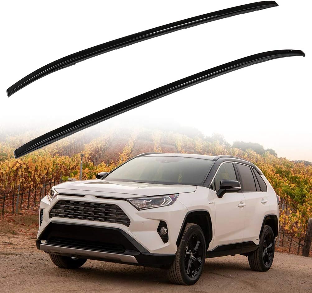 Amazon.com: cciyu Roof Rack Side Rails Fit for 2019-2020 for Toyota ...