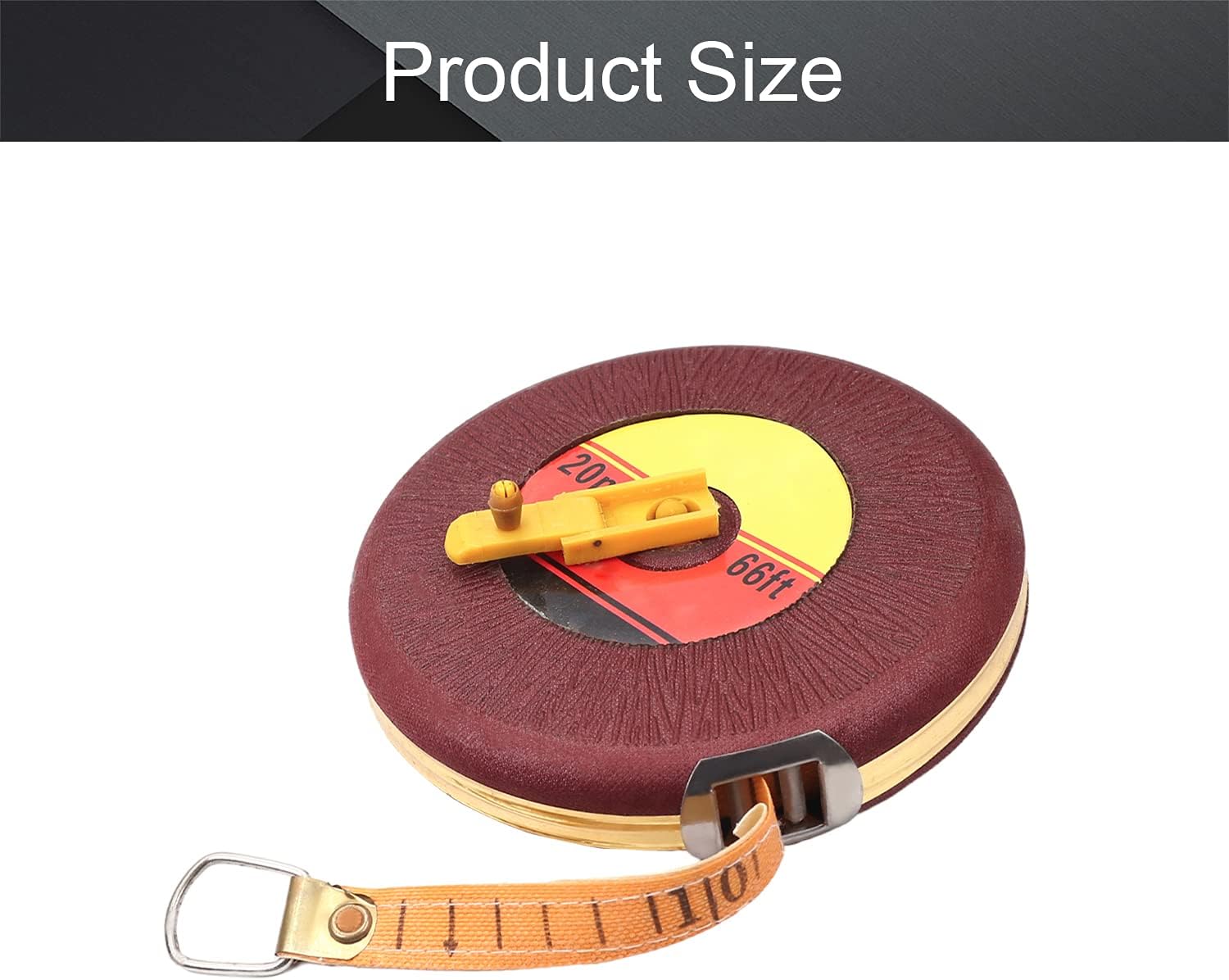 Utoolmart 20m / 65.6ft Cloth Tape Measure Soft and Retractable Tape,Body Tailor Sewing,Medical,Craft Cloth, Measuring Tool 1 Pcs