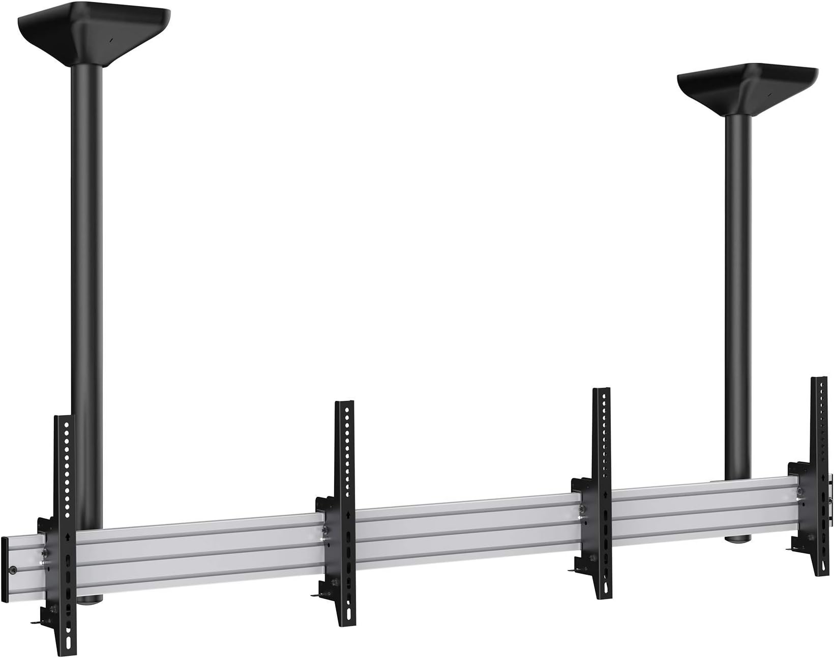 Digital Signage Dual Screen Ceiling Mount Short Pole