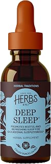Herbs Etc - Deep Sleep - Natural Herbal Sleep Aid Supplement - Non-Habit Forming - 2 oz Liquid Extract (Contains Fresh Extracts of California Poppy, Valerian, Passionflower, Chamomile, Lemon Balm)