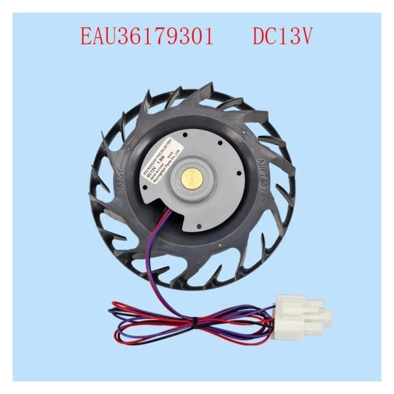 Motore Della Ventola Dell'evaporatore Del Frigorifero, Compatibile Con LG, B26B EAU36179301 Per La Parte Di Ricambio Del Motore Della Ventola Di Raffreddamento Del Frigorifero DC13V