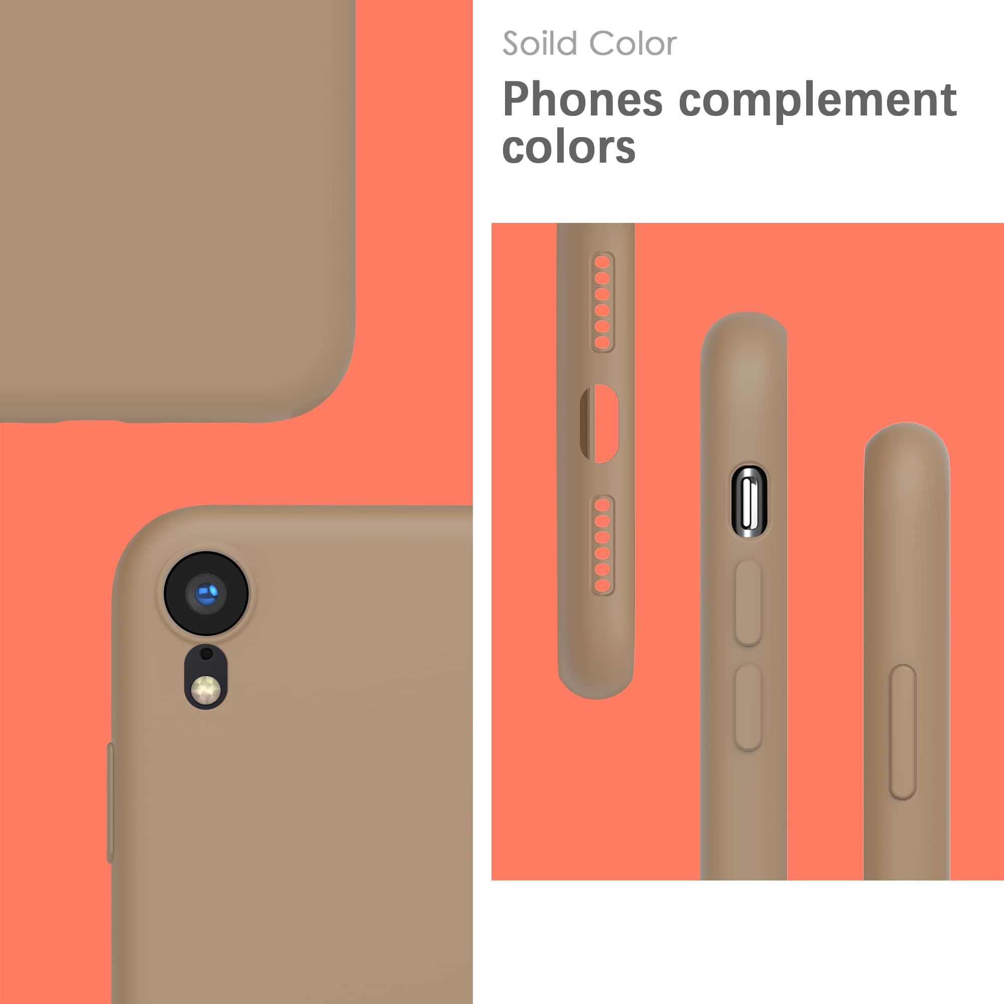 YATWIN Silicone Case for iPhone XR Soft-Touch, Shockproof, DustProof - Image 3