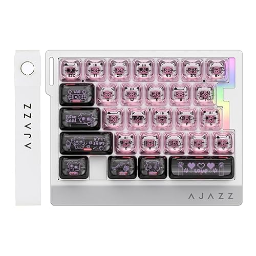 AJAZZ AK029 FPS�Q�[����p ���s�b�h�g���K�[ �Q�[�~���O�L�[�{�[�h 29�L�[�z�� ���C�X�C�b�` 8000Hz�|�[�����O���[�g 128kHz�X�L�������[�g 0.01mm RT���x 0.125ms����x�� �A���~�j�E�������v���[�g 5�w�����\�� 