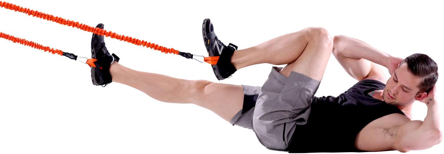 Stroops VITL Slastix Resistance Bands Set | All-in-One Full Body Workout System Bands, Handles, Foot Straps, Door Anchors, Agility Dots & Carry Bag for Home Fitness