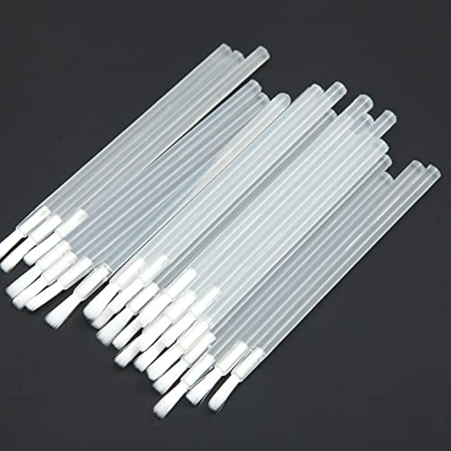 PYO Mini Paint Brush Cookies Disposable Lip Brushes (100, Clear)
