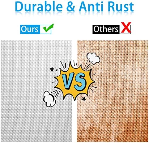 Wire Mesh, 2 Pack Rodent Mesh(210x300mm), Stainless Steel Wire Mesh Panels 20 Mesh, Insect Metal Mesh Sheet, Fine Wire Mesh, Rat Mesh Wire Mesh Sheet For Vents, Home, Kitchen, Garden