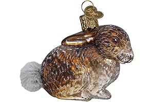 Old World Christmas Vintage Cottontail Bunny Ornament