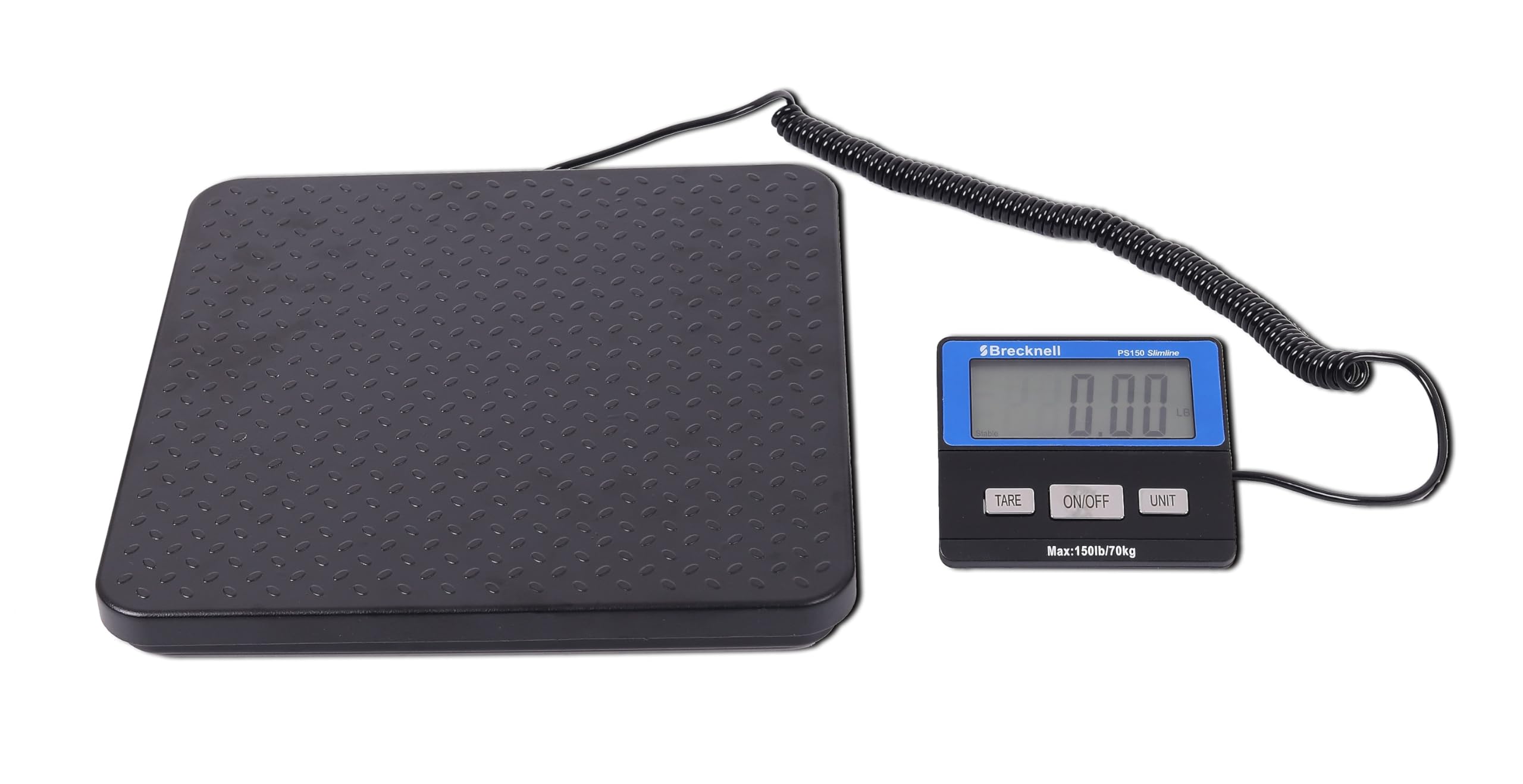 Slim Heavy Duty Digital Shipping Postal Scale for Packages | 150 lb Capacity | Battery Operated Portal Scale