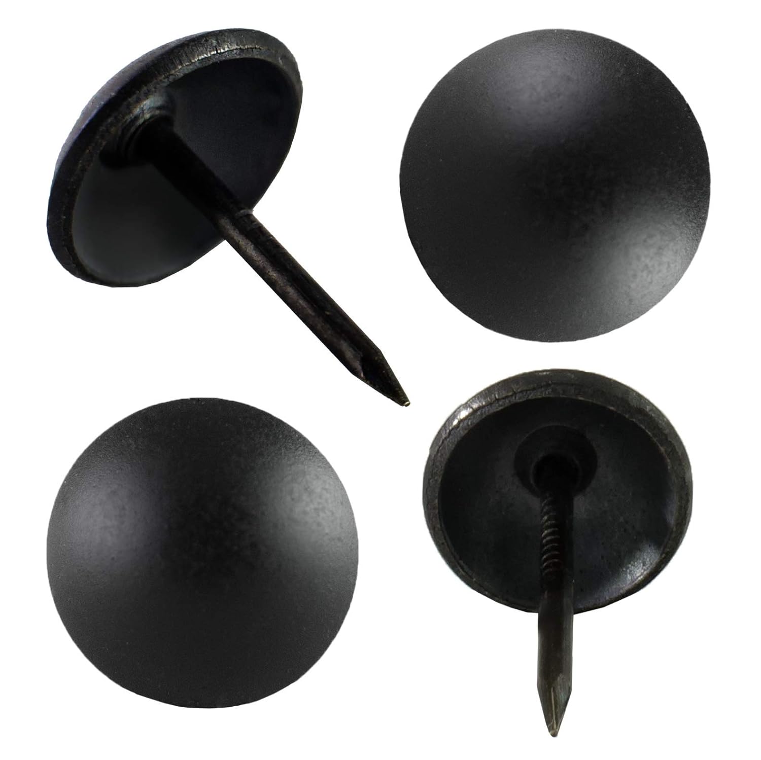 decotacks® Matt Black Upholstery Nails/Tacks 7/16in - 100 Pcs [Matt Black] DX0511MBL