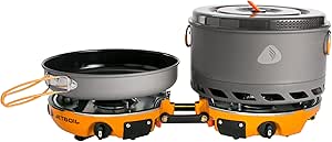 Jetboil Genesis Basecamp Backpacking and Camping Stove Cooking System with Camping Cookware