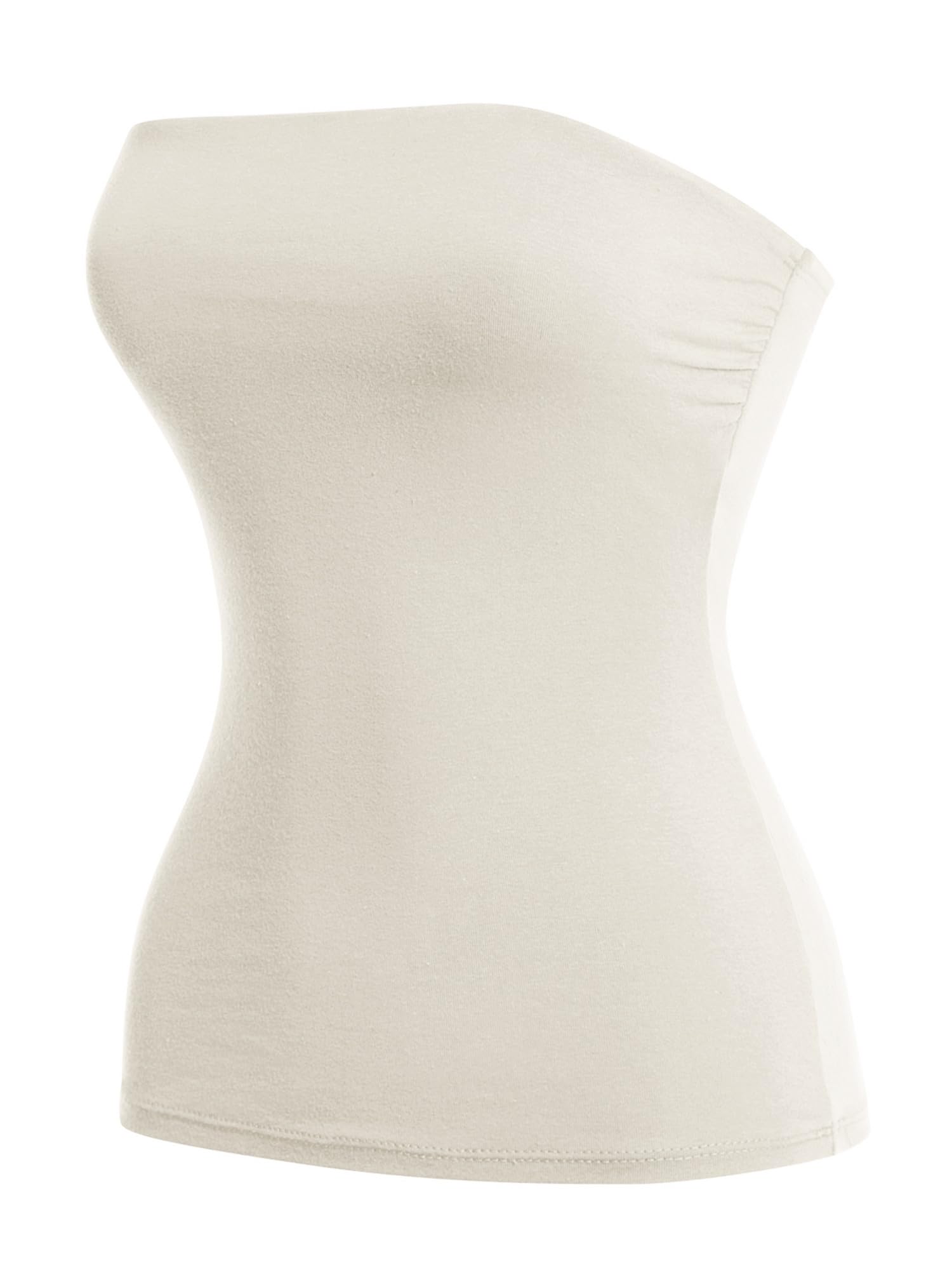 MixMatchy Women's Stretchy Strapless Tube Top Y2K Bandeau Top