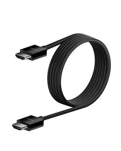 Belkin Cable HDMI 2.1 Ultra HD de 6.6 pies6.6 ft, cable HDMI 4K de ultra alta velocidad, cable HDMI 2.1 de 48 Gbps, Dolby Vision HDR y 8K 60Hz,
