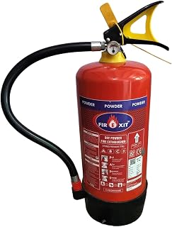 ABC Dry Powder 4Kg Fire Extinguisher Wall Hook – Ideal for Kitchen Home Office School Factory Industrial Use Emergency Fir Price In India