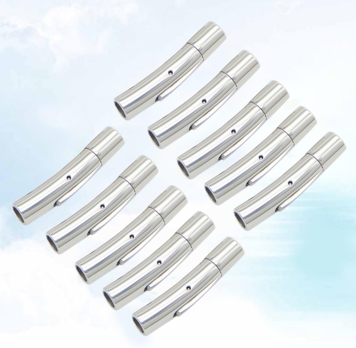 Jewelry Clasps Connector Stainless Steel 10pcs