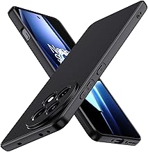ivoler Silicone Case for OnePlus 13R with Camera Protection, Ultra Thin Soft Shockproof Protective Case Flexible TPU Matte Black Mobile Phone Case Scratch-Resistant Case Cover