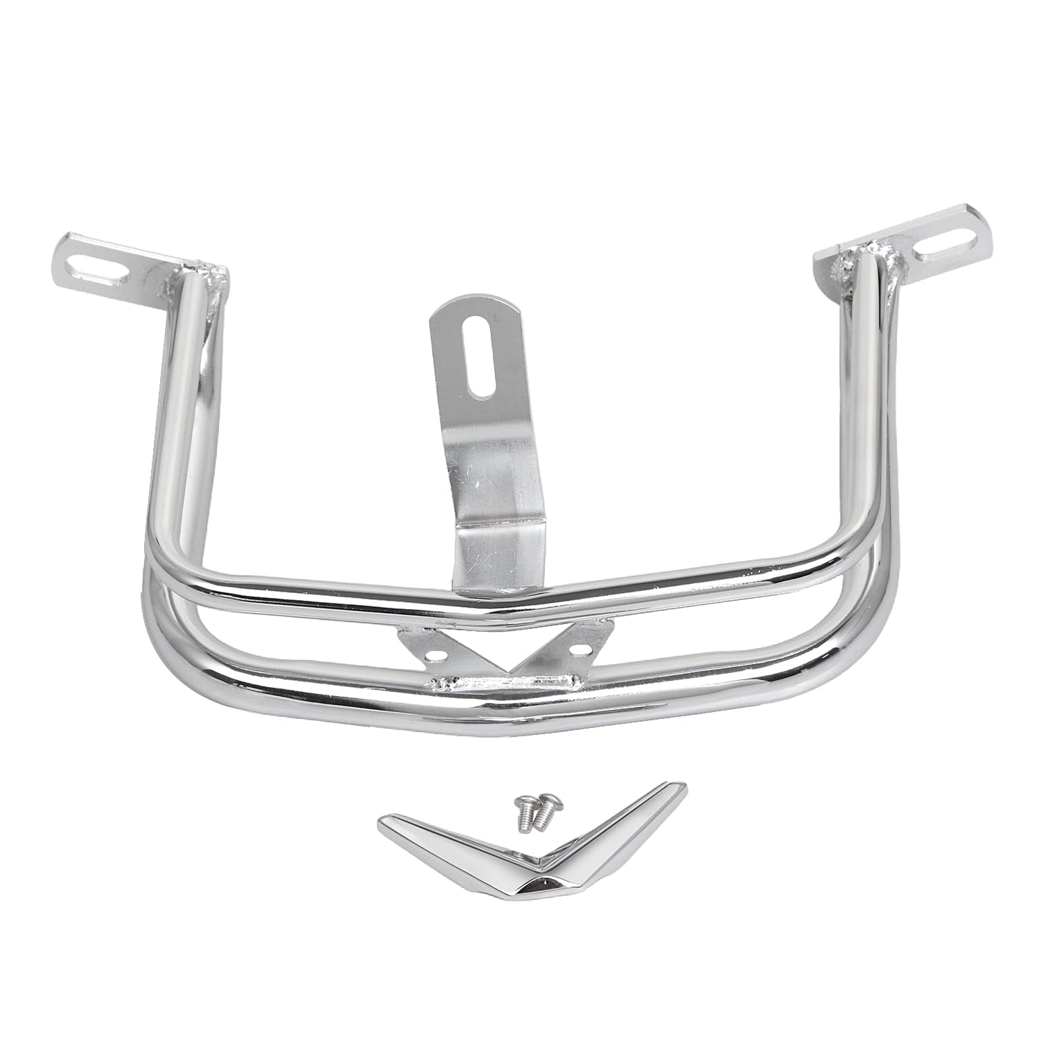 YDLMT Chrome Motorcycle Rear Fender Rail Trim Bumper for Harley Touring Road King Electra Glide Street Glide Road Glide FLT FLTR FLHRC FLHTC 1980-2008