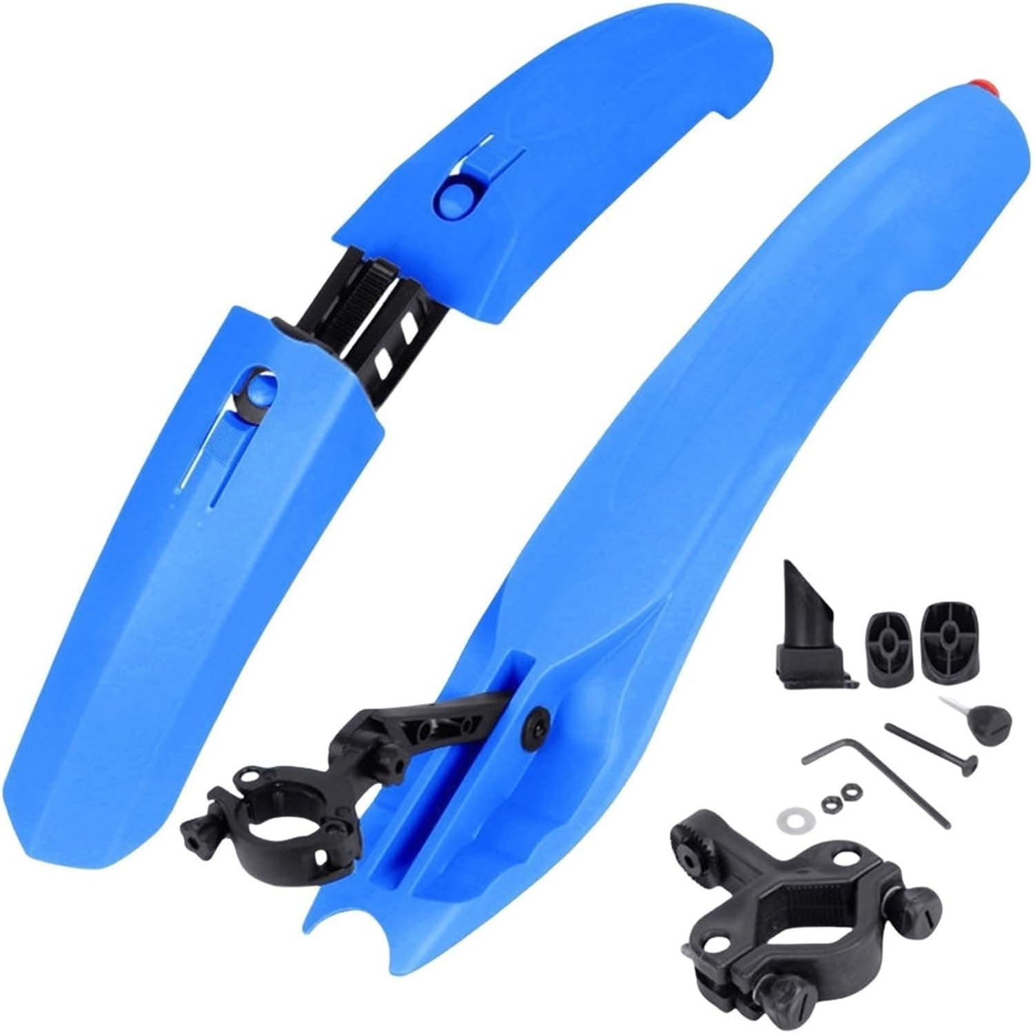 Bike for Fender Bike Mud Guard Mountain Bike Fenders with Tail Light Widen Extension Mud Protector Bicycle Accessories(Blue)