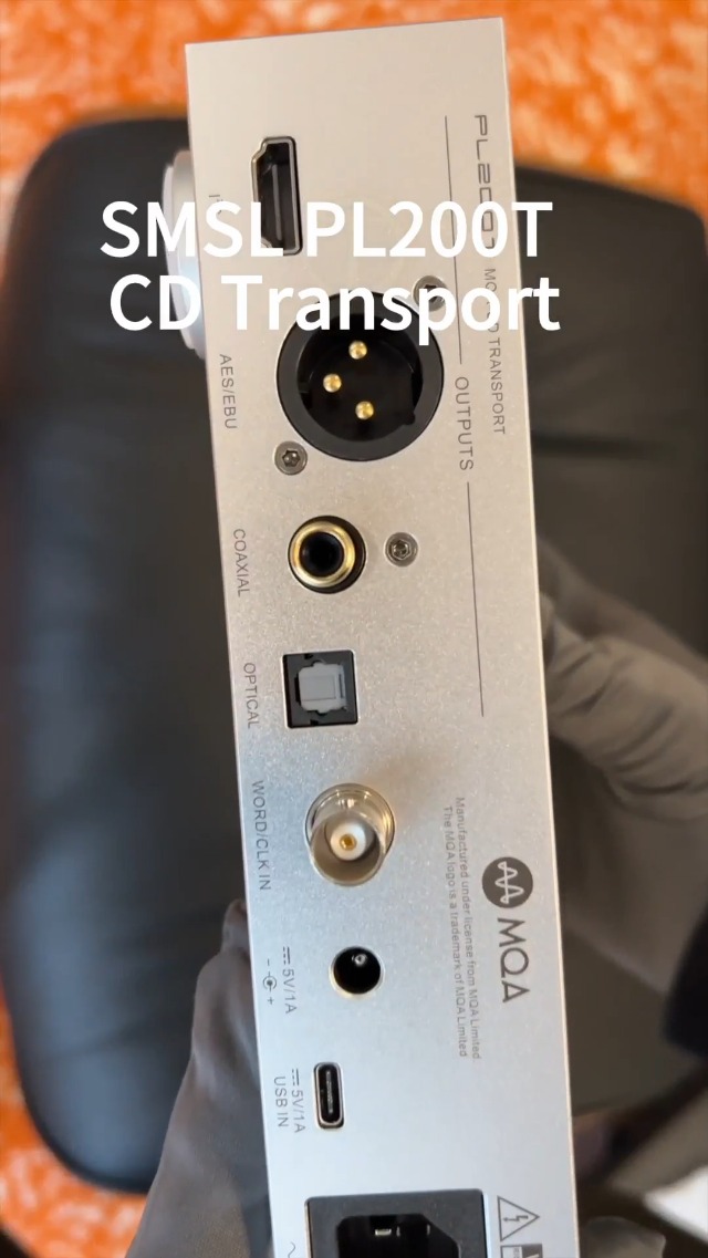 Amazon.com: SMSL PL200T Transport CD Player Clock Input MQA CD