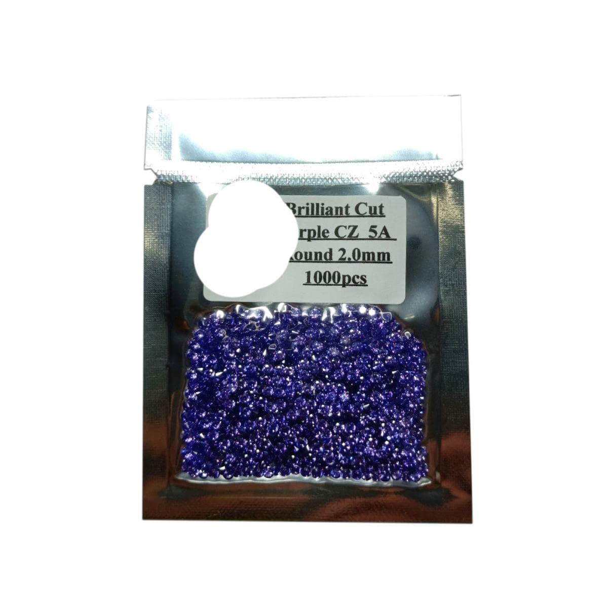 1000 teile/los 0,8 ~ 3,0 mm 5A Qualit?t Verschiedene Farbe Lose Stein Runde Brillantschliff Zirkonia Synthetische Edelsteine ??F¨¹r Schmuck-Lavendel, 2,75 mm (1000 St¨¹ck)