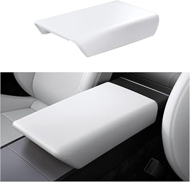 Armrest Cover Fit 2025 2026 Tesla Model Y Juniper/YL & Model 3 Highland