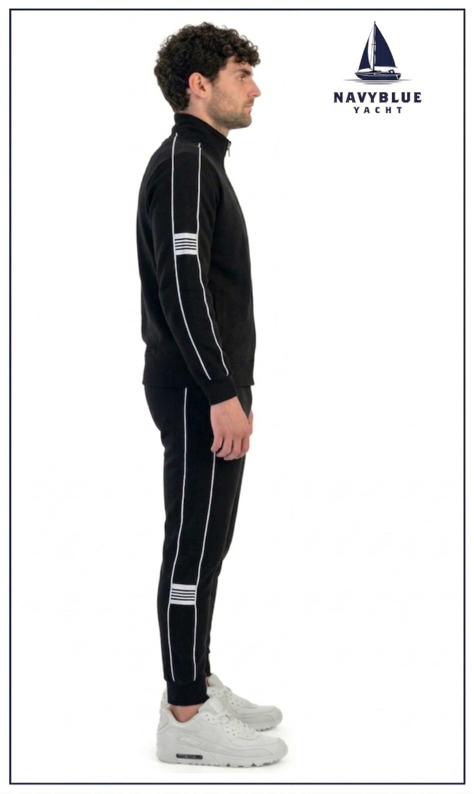 Tuta Uomo Estiva in Cotone French Terry - Full Zip in Felpina Leggera, Ideale per la Primavera e l’Autunno. Taglie OverSize