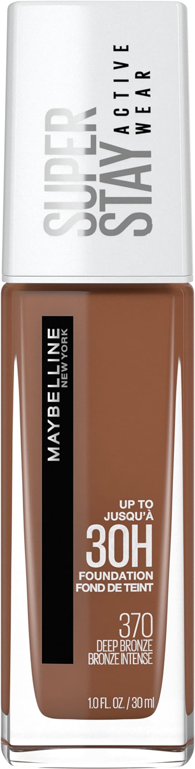 Maybelline Super Stay Full Coverage Luminous, Natural Liquid Foundation For All Skin Types Makeup (Deep Bronze, 1 Fl Oz, Packaging May Vary) Luminous & Natural Finish
