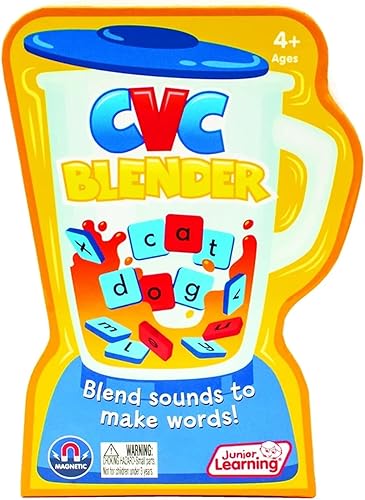 Miniatura 3 de Junior Learning CVC Blender - Mezcla sonidos para hacer palabras, multicolor
