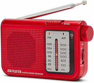 Radio Portátil Aiwa Am/FM Rojo