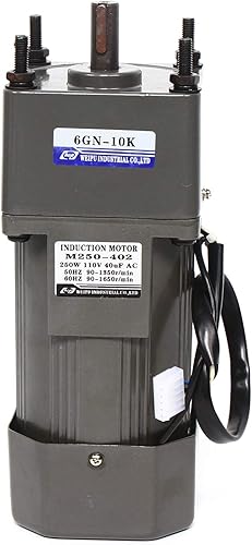 Miniatura 215 de Motor de engranajes eléctrico 120W DC 24V Reductor de engranajes helicoidal Caja de engranajes Motor eléctrico de engranajes RV 50K 35Nm Motor 120W