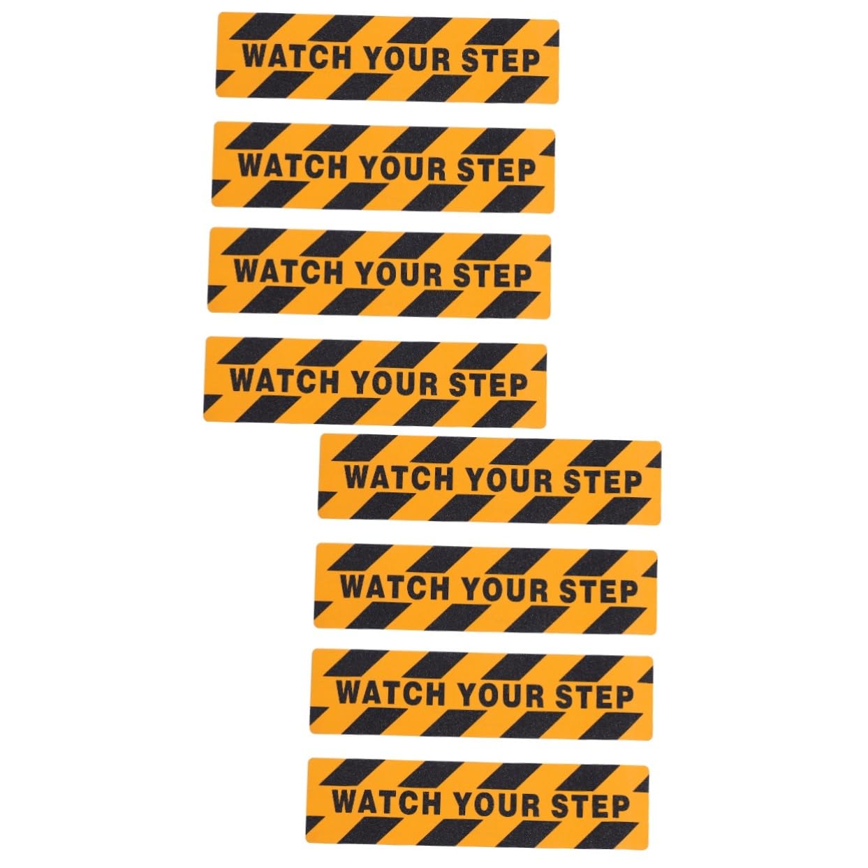 Alipis 2 Set Nastro Adesivo Antiscivolo Per Scale E Strisce Antiscivolo Con Design Watch Your Step Per Docce Vasche Piscine E Scale Facile Da Applicare E Rimuovere Danni 4 Pezzi*2