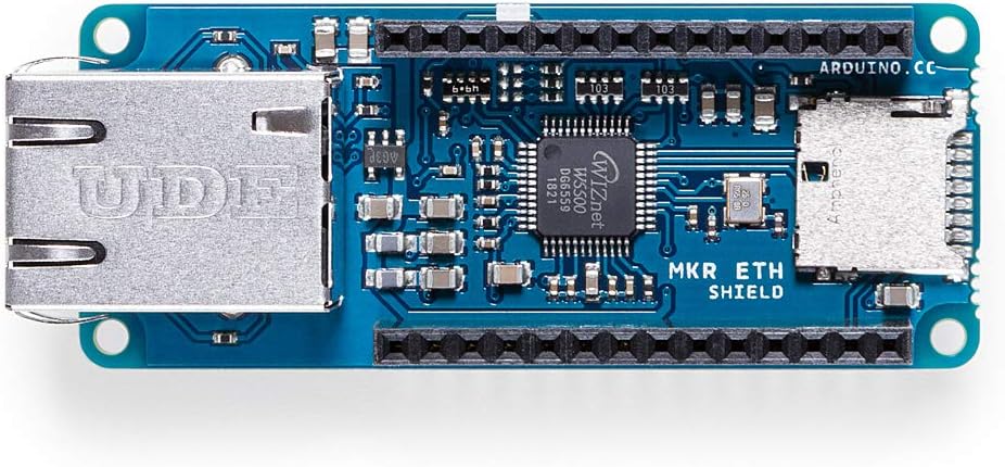 Arduino MKR ETH Shield [ASX00006] - Ethernet Connectivity Shield for Arduino MKR Boards | Ideal for IoT, Networking, and Remote Control Applications