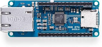 Arduino MKR ETH Shield [ASX00006] - Ethernet Connectivity Shield for Arduino MKR Boards | Ideal for IoT, Networking, and Remote Control Applications