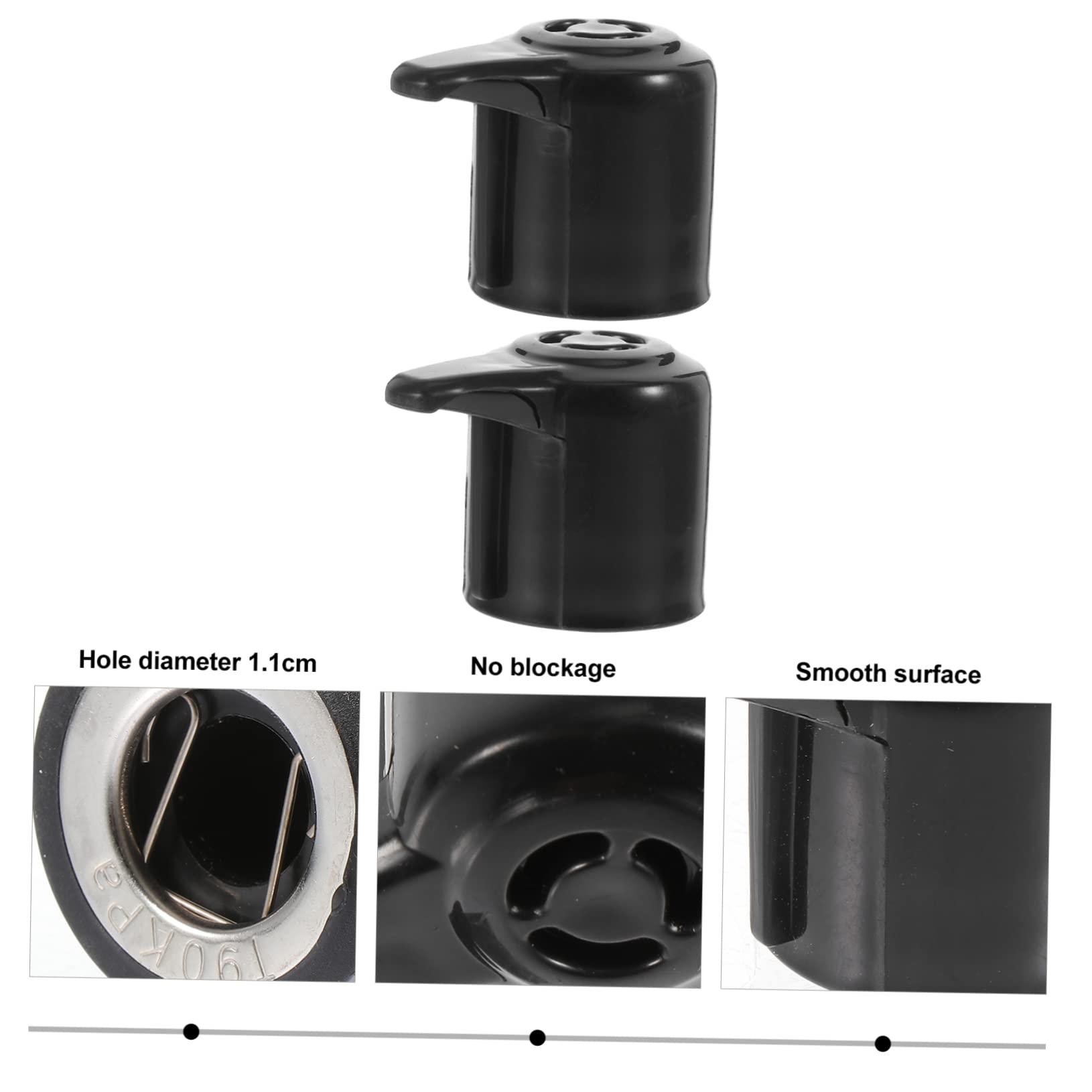 Cabilock 1set Household Pressure Cooker Safety Valves Practical Exhaust Valves for Kitchen Use Compatible with All Electric Pressure Cookers Reliable and Efficient Cooking Gadgets 2pcs