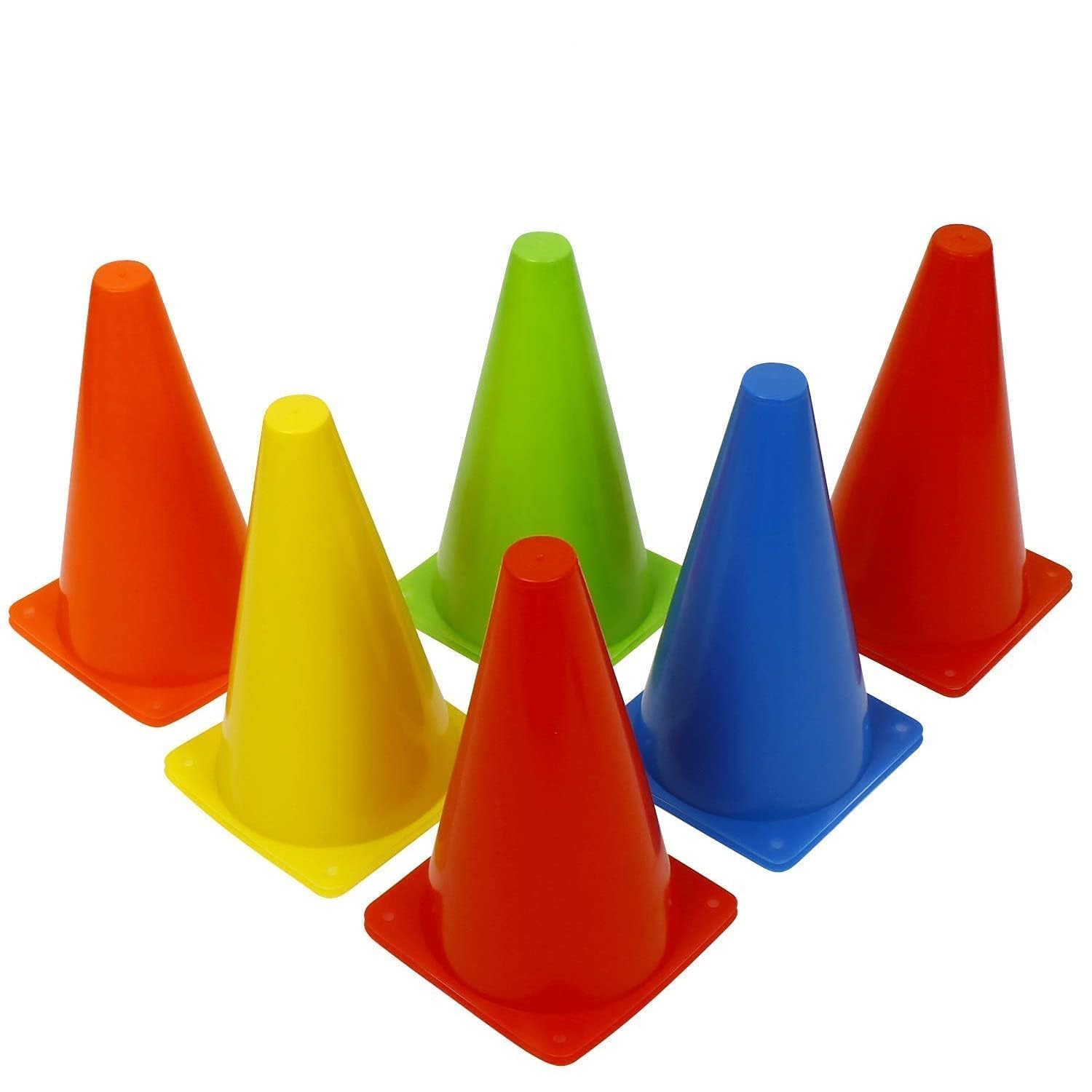 JAXTON Sports Agility Training Kit, 4m Ladder with 10 Saucer Cones, Complete Set for Football, Fitness, Speed, Coordination and Agility Drills (20 CM) 1