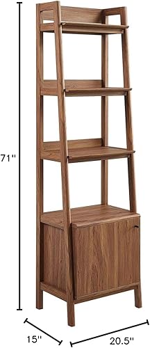 Miniatura 3 de Modway Estantería de 21 pulgadas en nogal