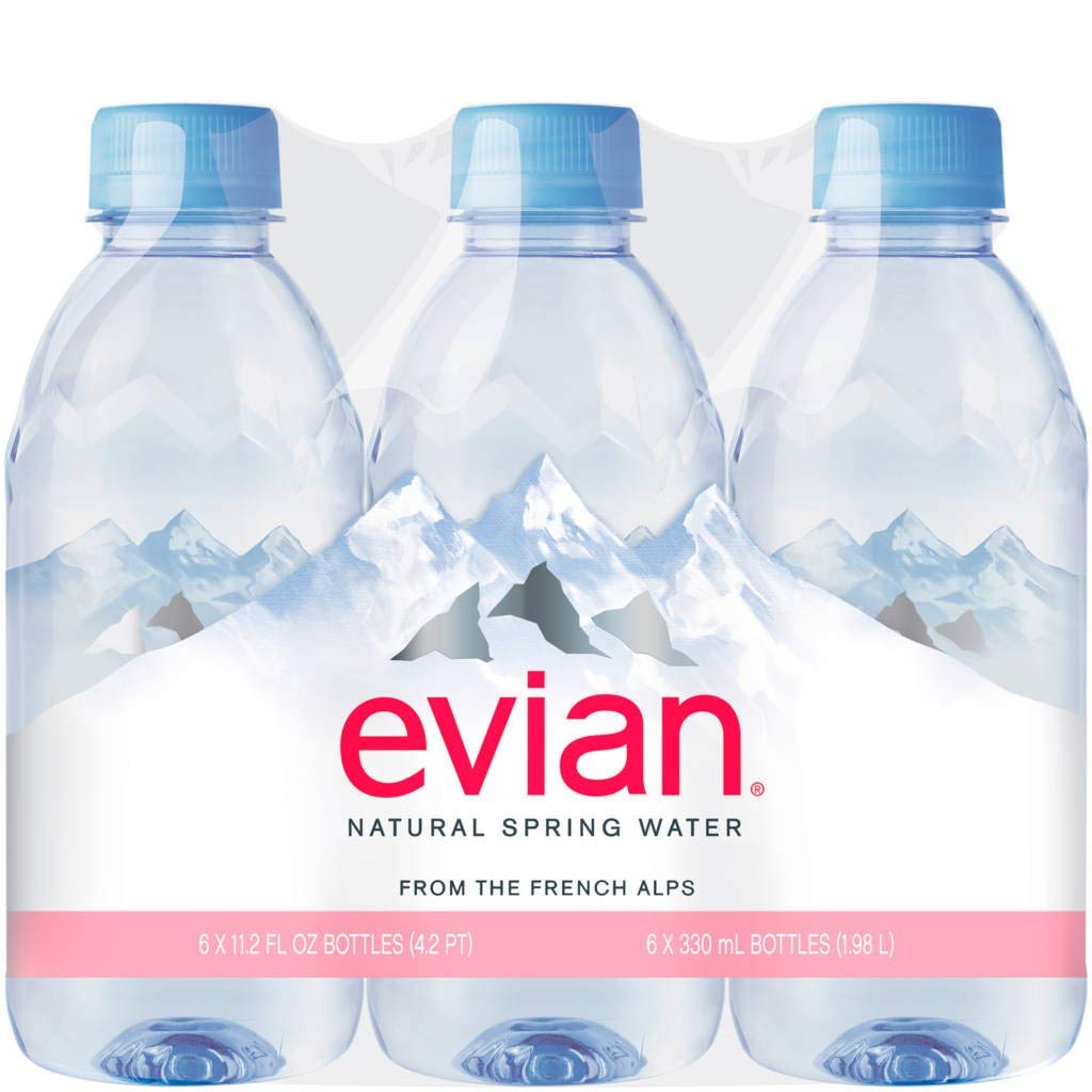 Evian French Mineral Water 330ml (Pack Of 6 Bottle