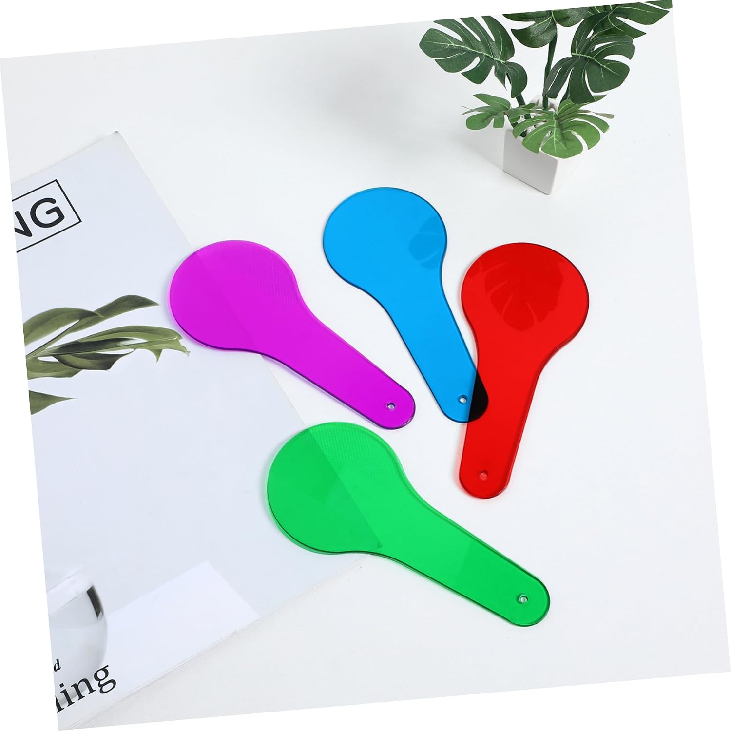 8 Pack Color Mixing Sheets for Boy Girl, Acrylic Translucent Learning Aids