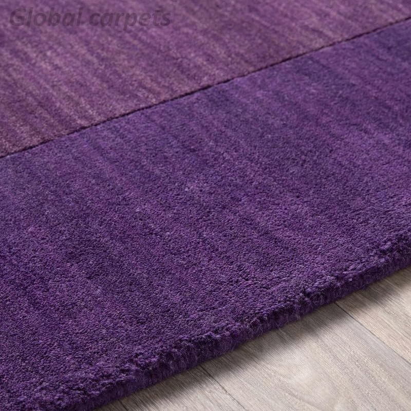 Image of Carpets and Rugs Handwoven Woolen Thick Floral and Contemporary Design Specially for Area Rugs, Carpets for Living Room, Bedroom, Hall Size 4x6 feet