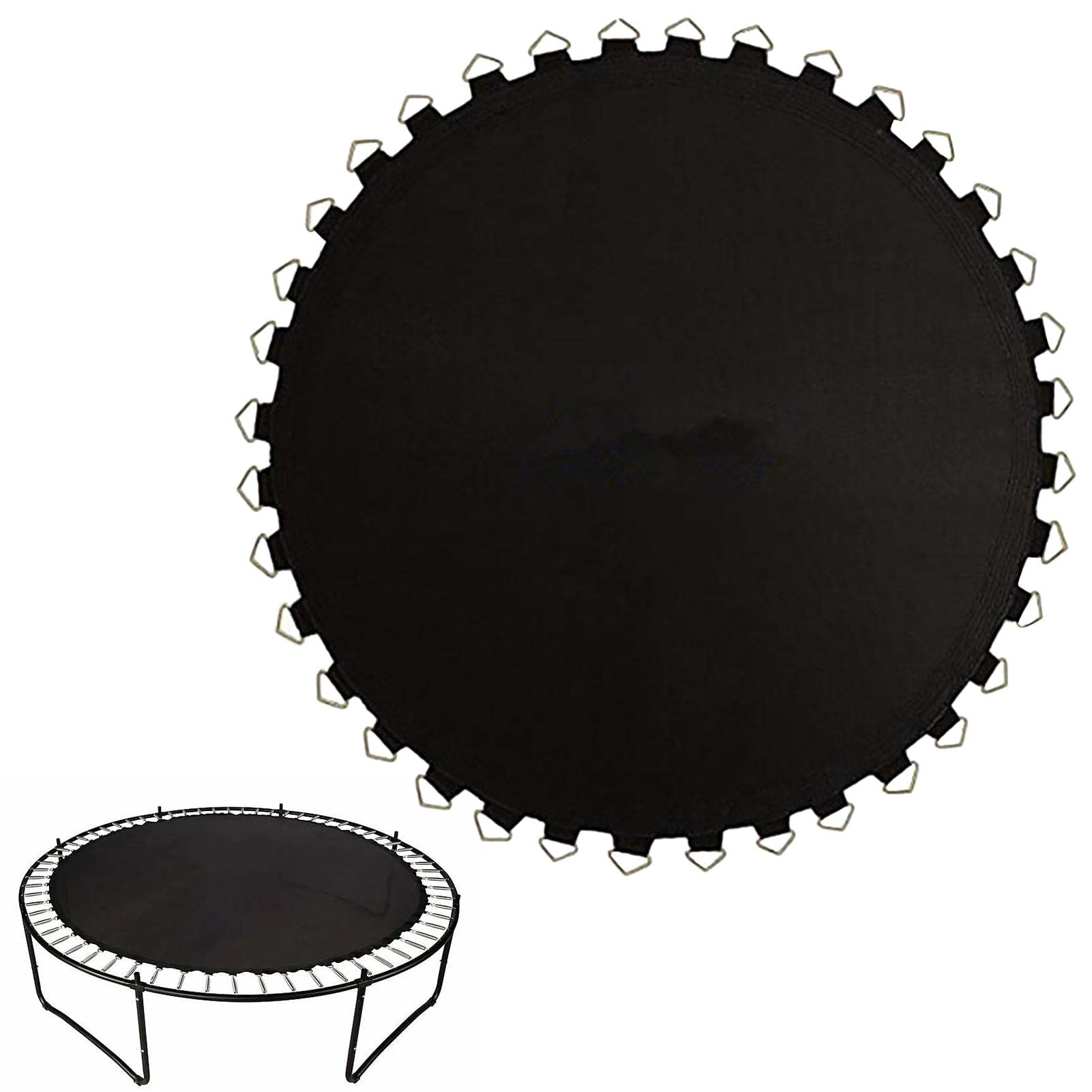 Yajimsa 10 Feet (56 Buttons) Trampoline Jumping Cloth, Trampoline Canvas Diameter 110/183/244/306/366/457 Cm, Replacement Trampoline Jumping Mat, Uv Resistant Tear Protection