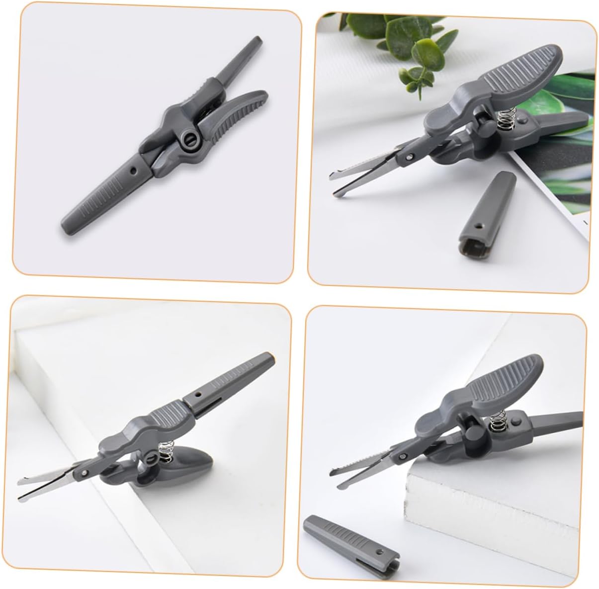5pcs Nose Hair Scissors and Eyebrow Trimmer for Facial Grooming Rounded Tip Design for Safe Use for Men and Women Precision Cutting Tool for Beard and Hair Trimming