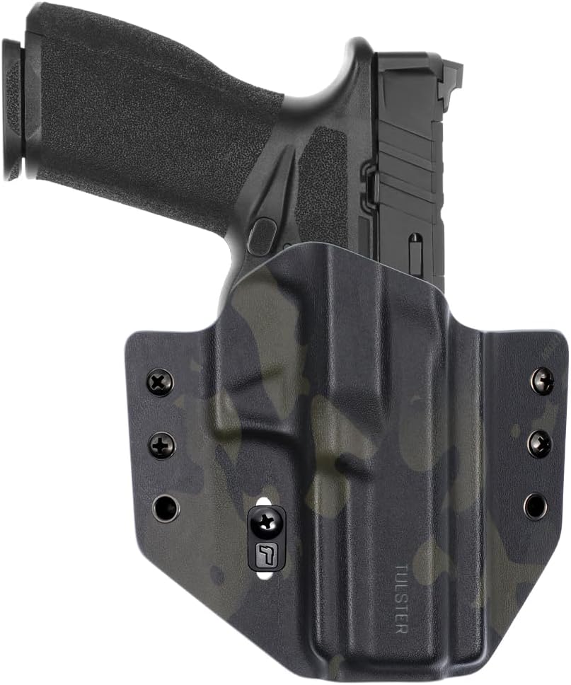 Tulster OWB Contour Kydex Holster in Right Hand fits: Springfield Armory Echelon | Optic Compatible Outside The Waistband Concealed Carry