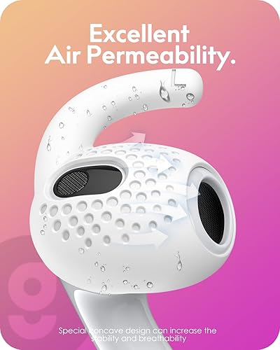 Miniatura 3 de Gcioii 3 pares de fundas de ganchos para las orejas para AirPods 3 bolsa de almacenamiento añadida puntas deportivas antideslizantes para las